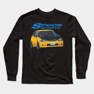 CIVIC phoenix yellow type r EK9 Long Sleeve T-Shirt